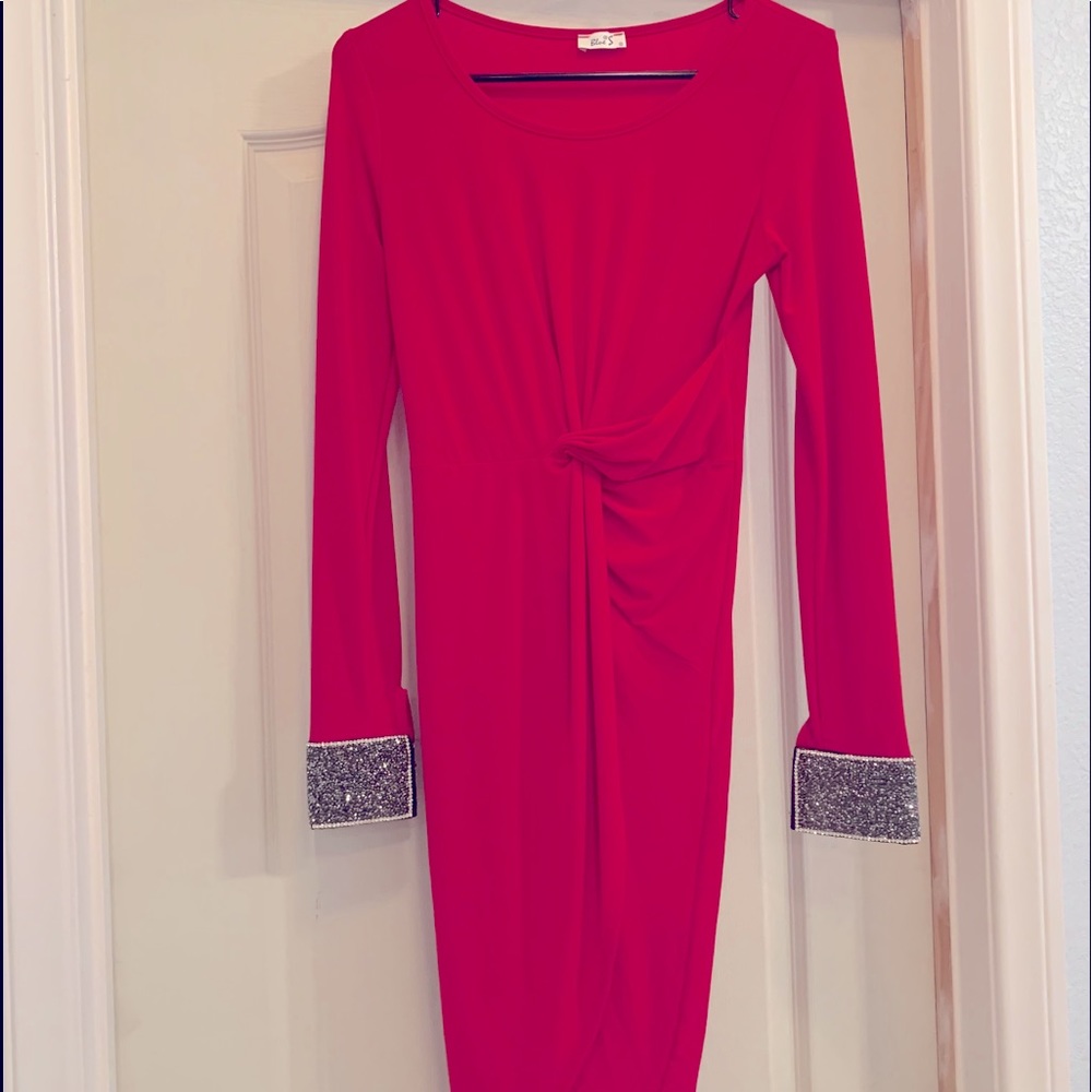 Red Evening Dress-Size Small